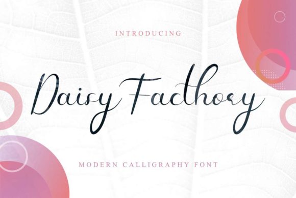 Daisy Facthory Font Poster 1