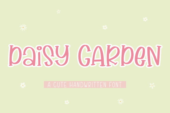 Daisy Garden Font Poster 1