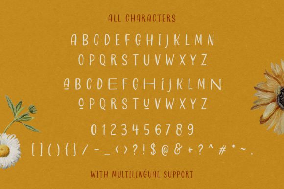 Daisy Lovers Font Poster 6
