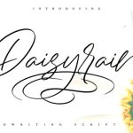 Daisy Rain Font Poster 1