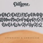 Dalgona Font Poster 2