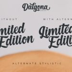 Dalgona Font Poster 5