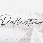 Dallastown Font Poster 1