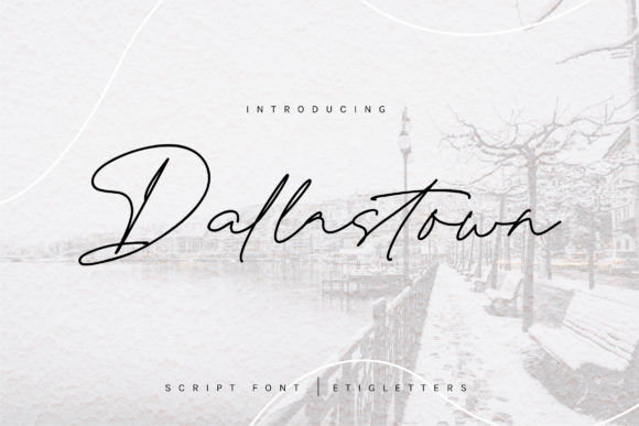 Dallastown Font Poster 1