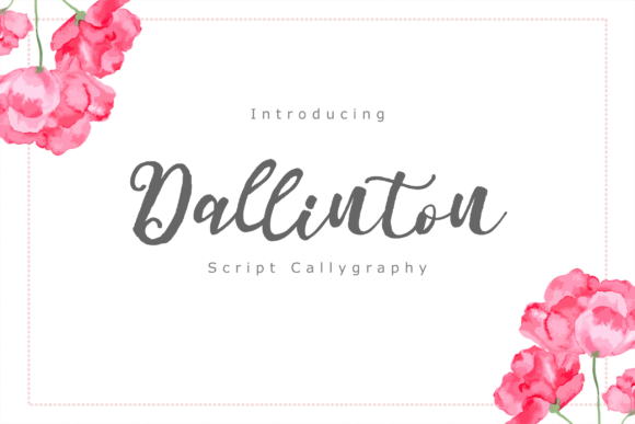 Dallinton Font Poster 1