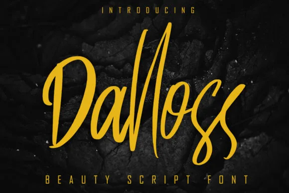 Dalloss Font Dalloss Font Poster 1