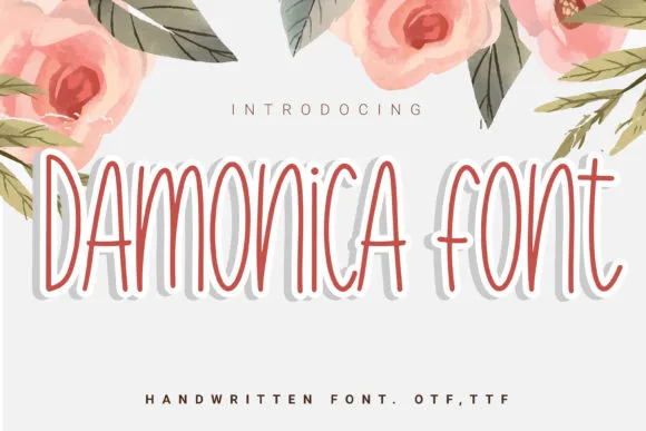 Damonica Font Damonica Font Poster 1