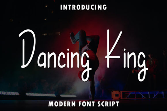 Dancing King Font Poster 1
