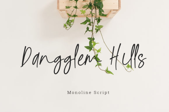 Dangglem Hills Font