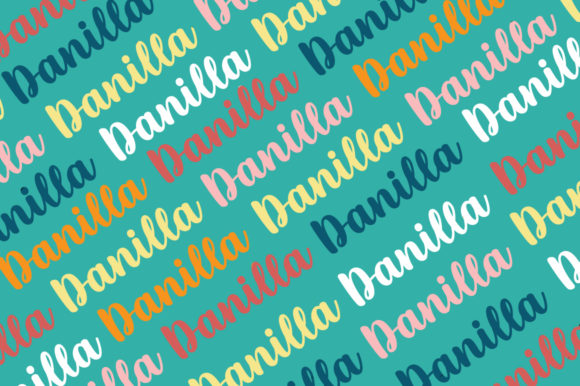 Danilla Font Poster 6