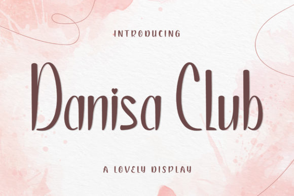 Danisa Club Font Poster 1