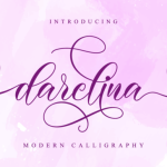 Darelina Font Poster 1