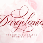 Dargelania Font Poster 1