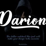 Darion Font Poster 1