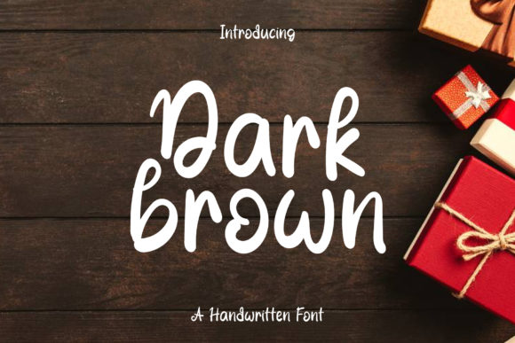 Dark Brown Font