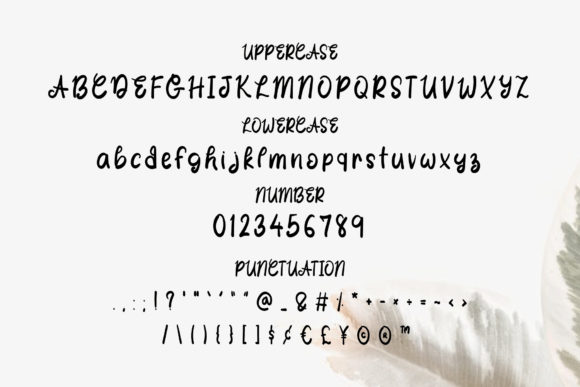 Dark Brown Font Poster 3