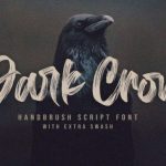 Dark Crow Font Poster 1