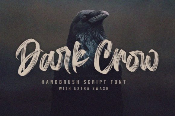 Dark Crow Font Poster 1