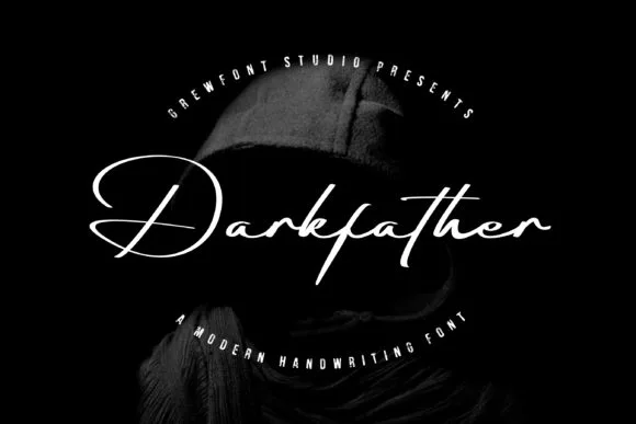 Darkfather Font Darkfather Font Poster 1