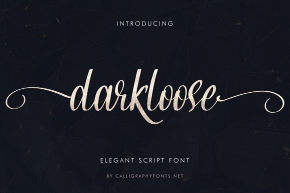 Darkloose Font Poster 1