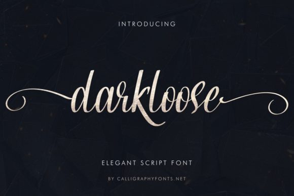 Darkloose Font Poster 1