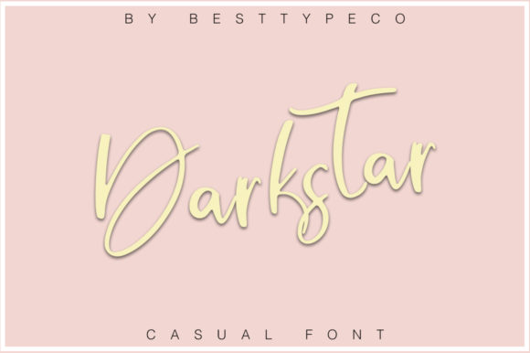 Darkstar Font Poster 6