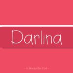 Darlina Font Poster 1