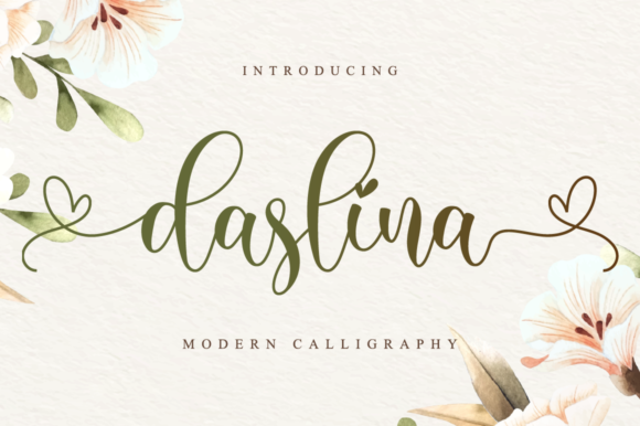 Daslina Font Poster 1