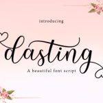 Dasting Font Poster 1