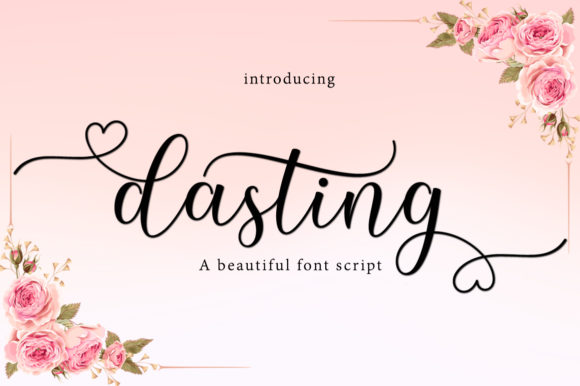 Dasting Font Poster 1