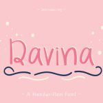 Davina Font Poster 1