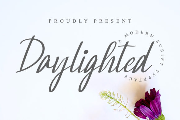 Daylighted Font