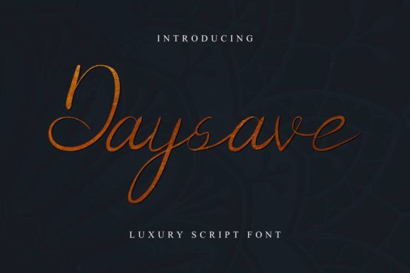 Daysave Font Poster 1