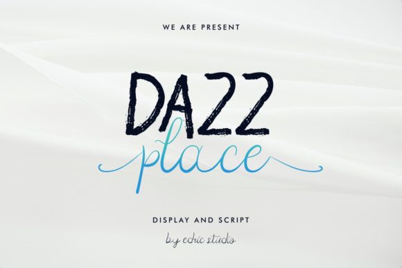 Dazz Place Font Poster 2
