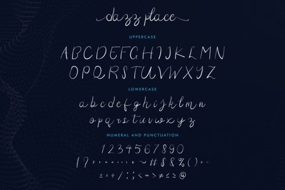 Dazz Place Font Poster 5