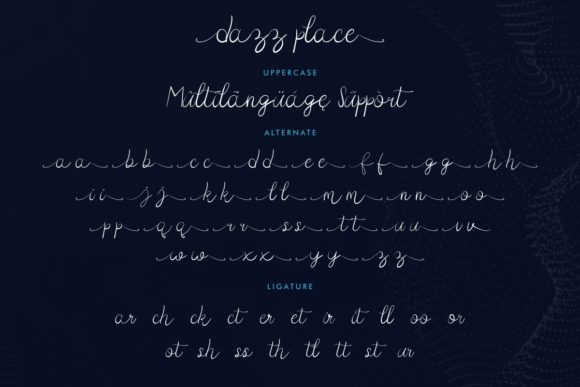 Dazz Place Font Poster 9