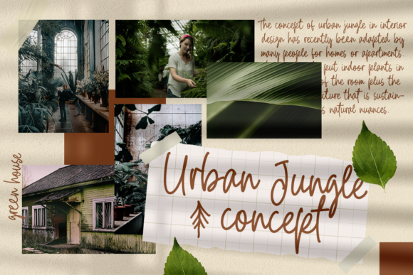 De Jungle Garden Font Poster 3