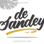 De Sandey Font Poster 1