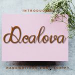 Dealova Font Poster 1