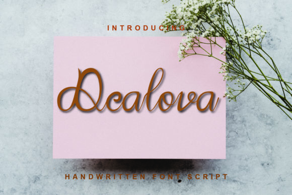 Dealova Font Poster 1