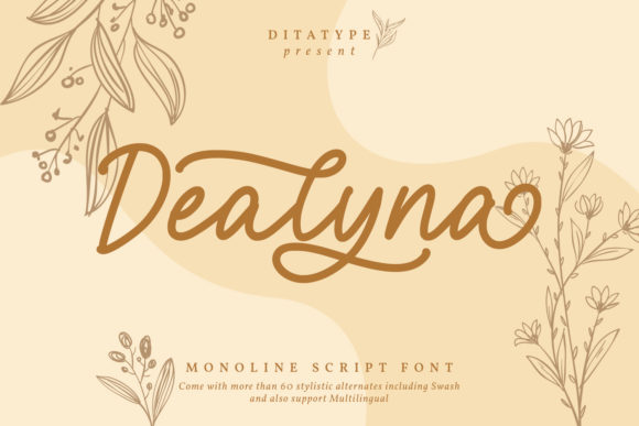 Dealyna Font Poster 1