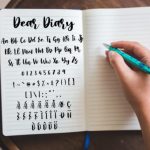 Dear Diary Font Poster 5