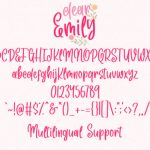 Dear Emily Font Poster 6