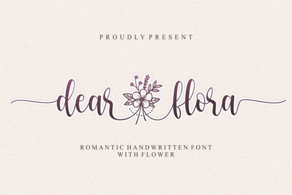 Dear Flora Font Poster 1