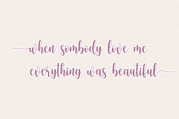 Dear Flora Font Poster 7