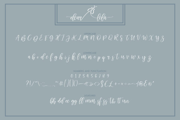 Dear Lola Font Poster 10