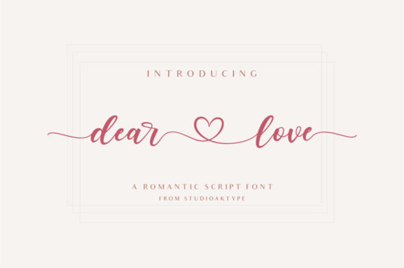 Dear Love Font