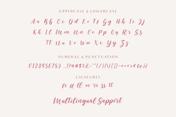 Dear Love Font Poster 9