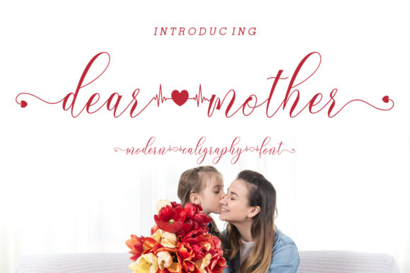 Dear Mother Font Poster 1