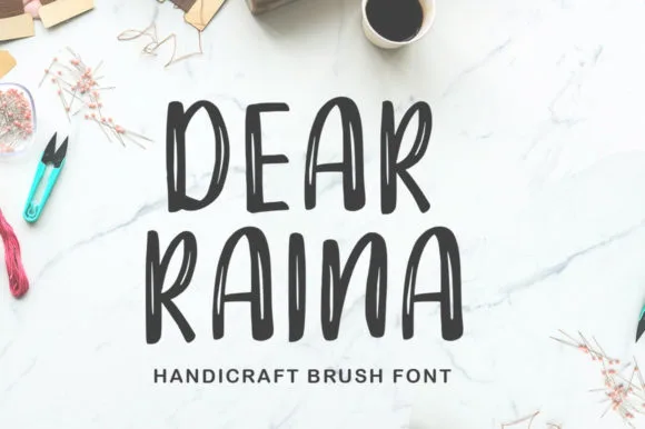 Dear Raina Font Dear Raina Font Poster 1